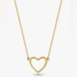 Cute Nordstrom 14Kt open heart Necklace
